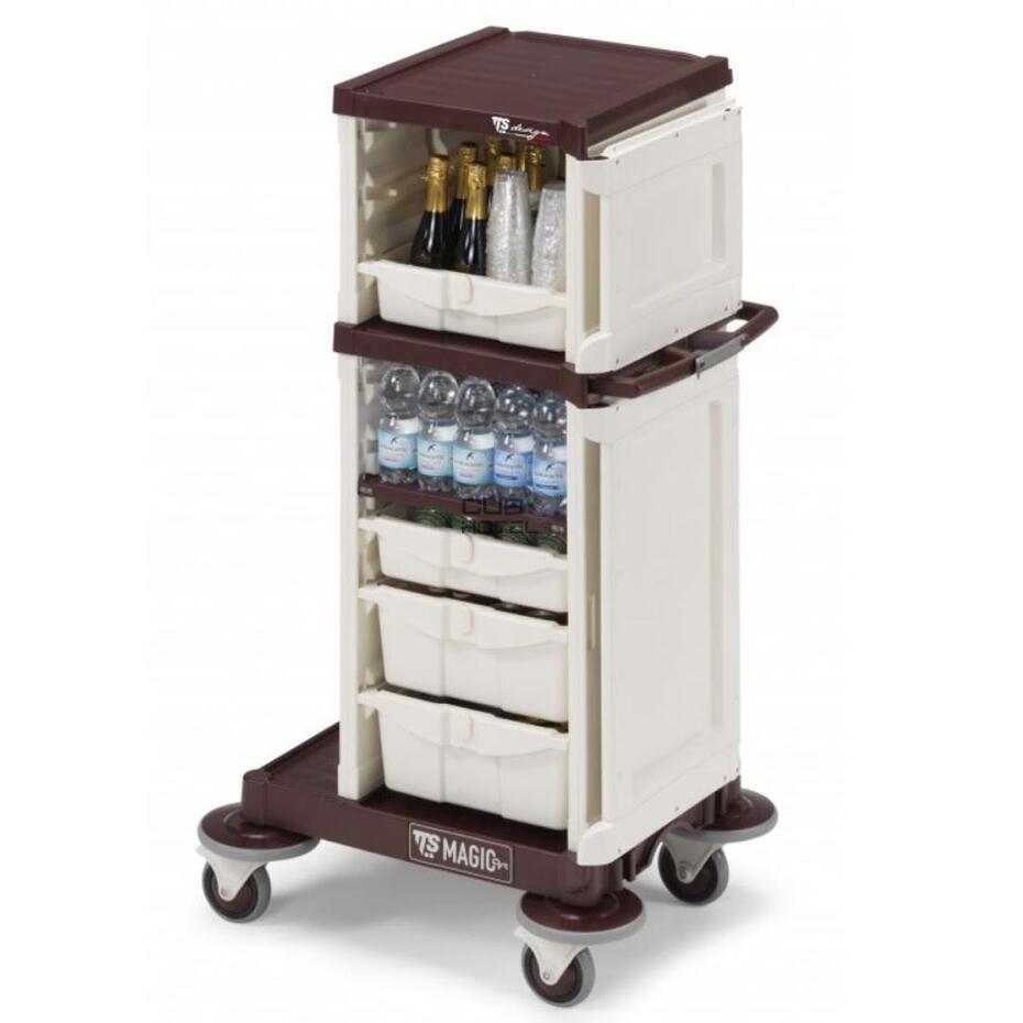 Carro Mini bar 4 Gavetas e Portas